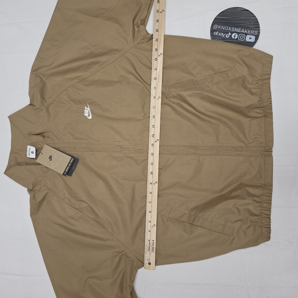 Nike Sportswear Club Roscoe Full-Zip Jacket Parachute Beige HV1139-297 Men's M - Picture 6 of 10